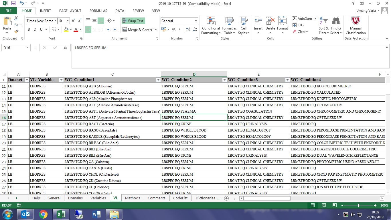 Define file Whereclause Pinnacle 21
